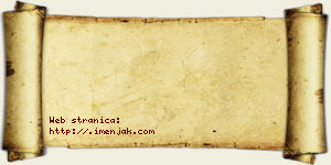 Tara Rakovac vizit kartica